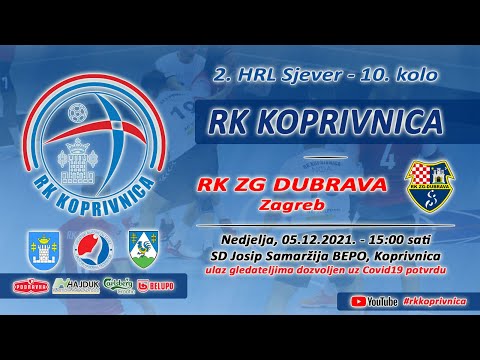 2.HRL-Sjver, 10.kolo (05.12.2021.) - RK Koprivnica vs. RK ZG Dubrava