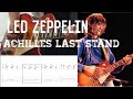 Led Zeppelin - Achilles Last Stand guitar TAB   アキレス最後の戦い ギター TAB譜