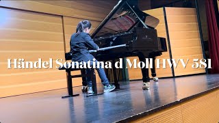 Händel Sonatina d Moll HVW 581