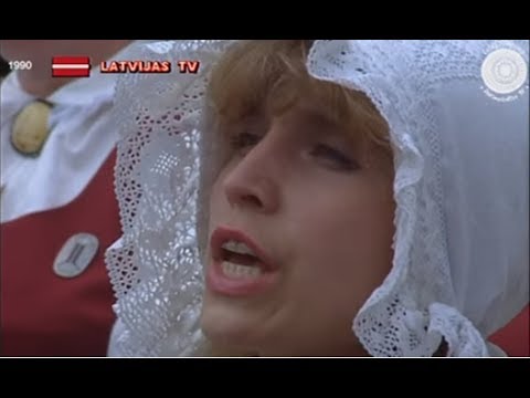 20th Latvian Song Festivals final concert, day 7, year (1)1990