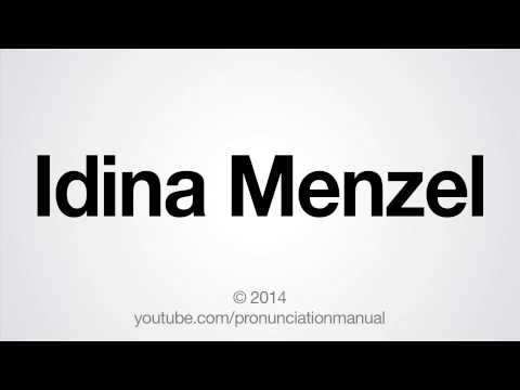 How to Pronounce Idina Menzel