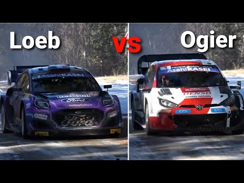 Rallye Monte Carlo 2022 - Loeb vs Ogier EPIC BATTLE!