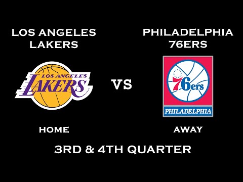 NBA 2K10 (Gameplay): Los Angeles Lakers vs. Philadelphia 76ers (3rd & 4th Quarter)
