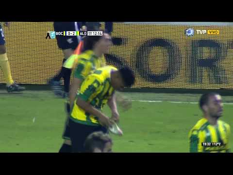 Gol de Roger Martínez. Boca 0 - Aldosivi 2 | Primera División 2015 - Fecha 13