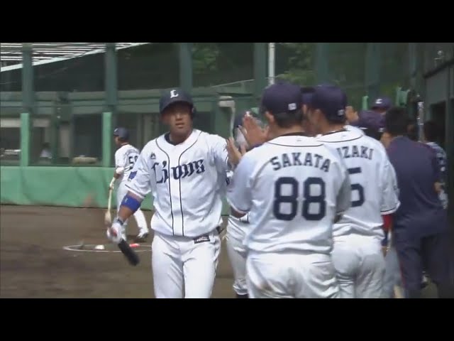 【ファーム】ライオンズ・愛斗が試合の均衡を破る先制2ランを放つ!! 2017/6/4 L-DB(ファーム)