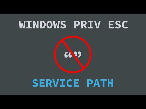 Windows Privilege Escalation - Unquoted Service Path