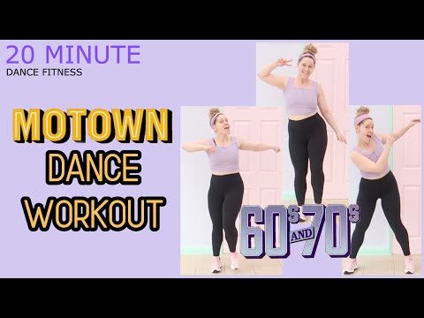 MOTOWN WALKING DANCE WORKOUT - NO JUMPING - BEGINNER FRIENDLY  - LOW IMPACT - MOTOWN MUSIC FUN