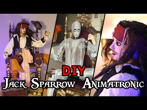 Jack Sparrow DIY Animatronic from Disney's Pirates of the Caribbean Darkride