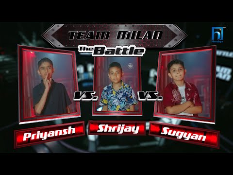 Priyansh Vs Shrijay Vs Sugyan "Khalli" | The Voice Kids Season 4 - 2025