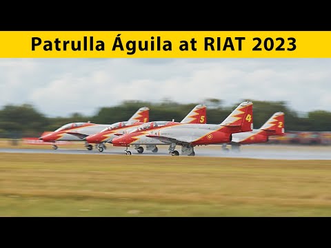 Patrulla Aguilla at RIAT 2023 in 4K