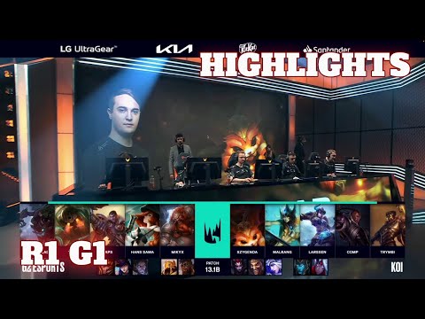 G2 vs KOI - Game 1 Highlights | Round 1 LEC Winter 2023 Playoffs | G2 Esports vs KOI G1 W5D2