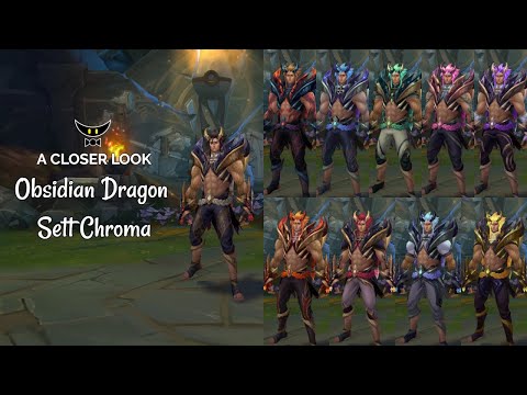 Obsidian Dragon Sett Chromas