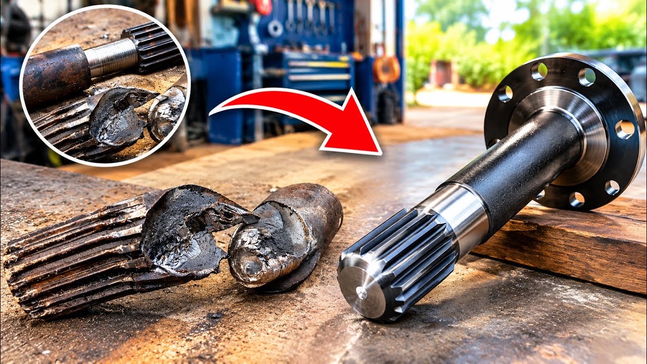 Wrecked Truck Rear Axle Reborn 💥 | Full Repair & Restoration