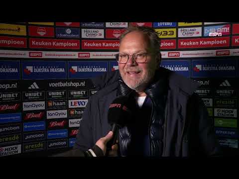 De Jong: "De eerste helft was prachtig, lekker Cambuur voetbal"