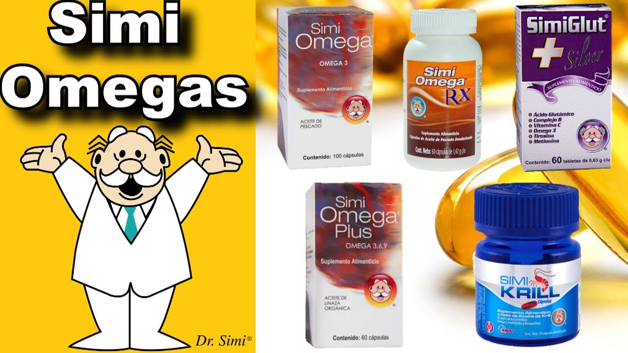 Simi Omega de Farmacias Similares ¿Qué ácidos grasos Omegas elegir del Dr. Simi