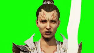 Mortal Kombat 1 Ashrah "Quan Chi is near" green screen