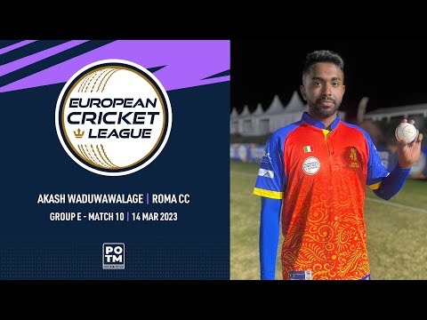 POTM: A.Waduwawalage - RCC vs STA | European Cricket League 2023 | Group E, Day 2 | ECL23  ECL23.066