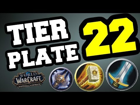 Plate Tier 22 Armor Set | Eternal Curator's Protectorate | World of Warcraft Battle for Azeroth