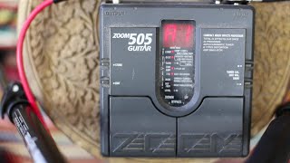 Video thumbnail for ZOOM 505 Guitar by TheSuperFunAwesomeHappyTimePedalShow