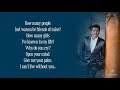 Thomas Anders Why Do You Cry Lyrics