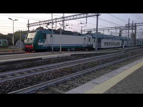 E464 240 XMPR+6 2 piani Trenord e XMPR - Monza 27/09/2017