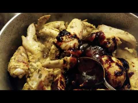 Pat roast chicken wings with shine rice recipe guyanese 🇬🇾 style