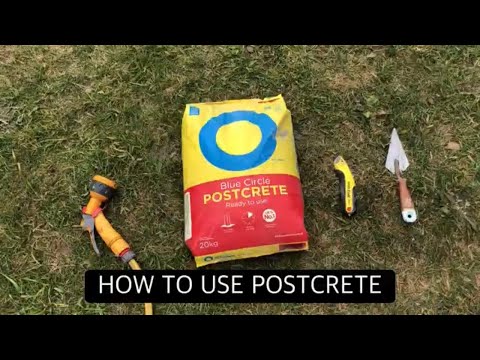 HOW TO USE POSTCRETE | WOODEN POST INSTALLATION | DECKING DIY