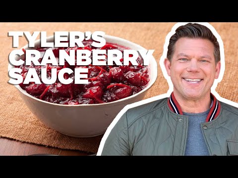 Tyler Florence Makes Cranberry-Orange Sauce | Tyler's Ultimate | Food Network
