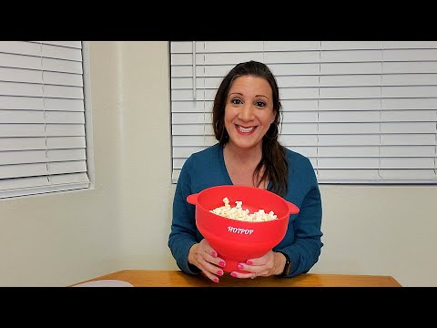 Microwave Popcorn Popper Instructions and Directions - Silicone Bowl