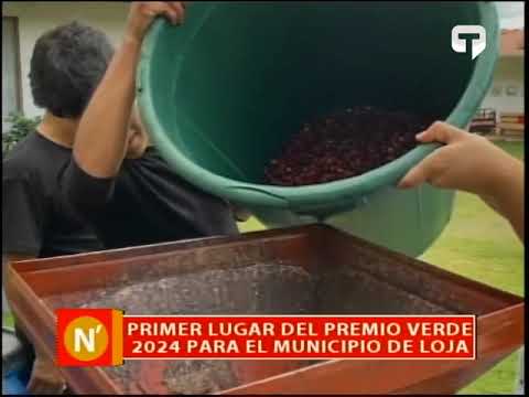 Primer lugar del premio verde 2024 para el municipio de Loja