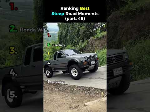 Ranking Best Steep Road Moments part 45😹🤣