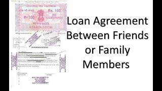 How to Write Loan Agreement between friends or family members || Knowledge Everyday KE