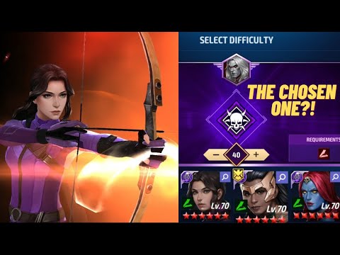 THE CHOSEN ONE?! TRANSCENDED KATE BISHOP vs KNULL STAGE 40! - Marvel Future Fight