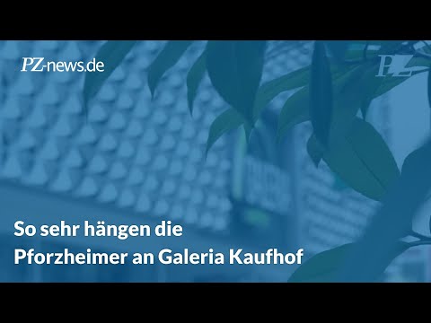 Então sehr hängen die Pforzheimer e Galeria Kaufhof