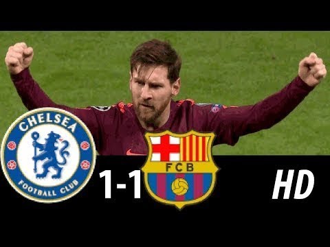 Chelsea vs Barcelona | 1-1 | All Goals and Highlights - UCL 21-02-2018 HD
