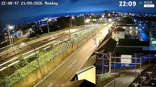 【LIVE CAMERA】国道17号線BP 吉野町JC　お天気交通状況ライブカメラ 雨天時サグ部の冠水に注意 live webcam