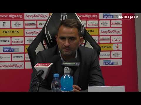 2018-09-01 Sandecja - Stal Mielec 2-0 (0-0), pomeczowa konferencja