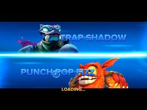 SKYLANDERS SWAP FORCE TRAP SHADOW VS PUNCH POP FIZZ