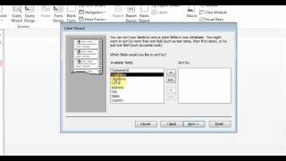 Create Labels in Microsoft Access Create Labels in Microsoft Access