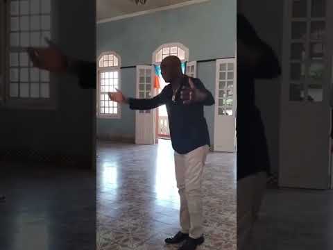 Presentación de Choco Casal premio de la cultura haitiana en San Germán Holguín ATT:Yisel
