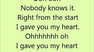 Glee Don&#39;t Go Breaking My Heart with lyrics