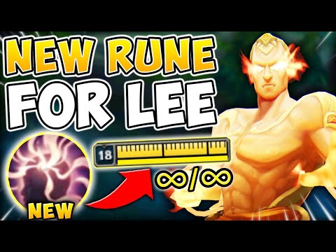 RIOT GAVE LEE SIN A NEW RUNE! PRESENCE OF MIND REWORK! (250 ENERGY) - League of Legends