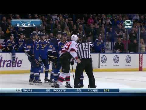 Roman Polak vs Ryan Clowe Jan,28 2014