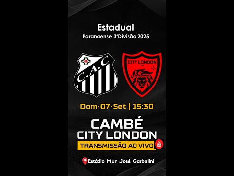 AO VIVO E COM IMAGENS- CAC X CITY LONDON- Campeonato Paranaense da Terceira Divisão
