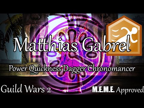 GW2: Power Quickness Dagger Chronomancer - Matthias Gabrel (Beta)