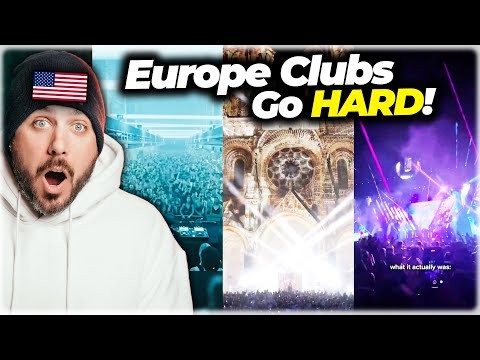 American Reacts to Europe’s INSANE Rave Culture 😳