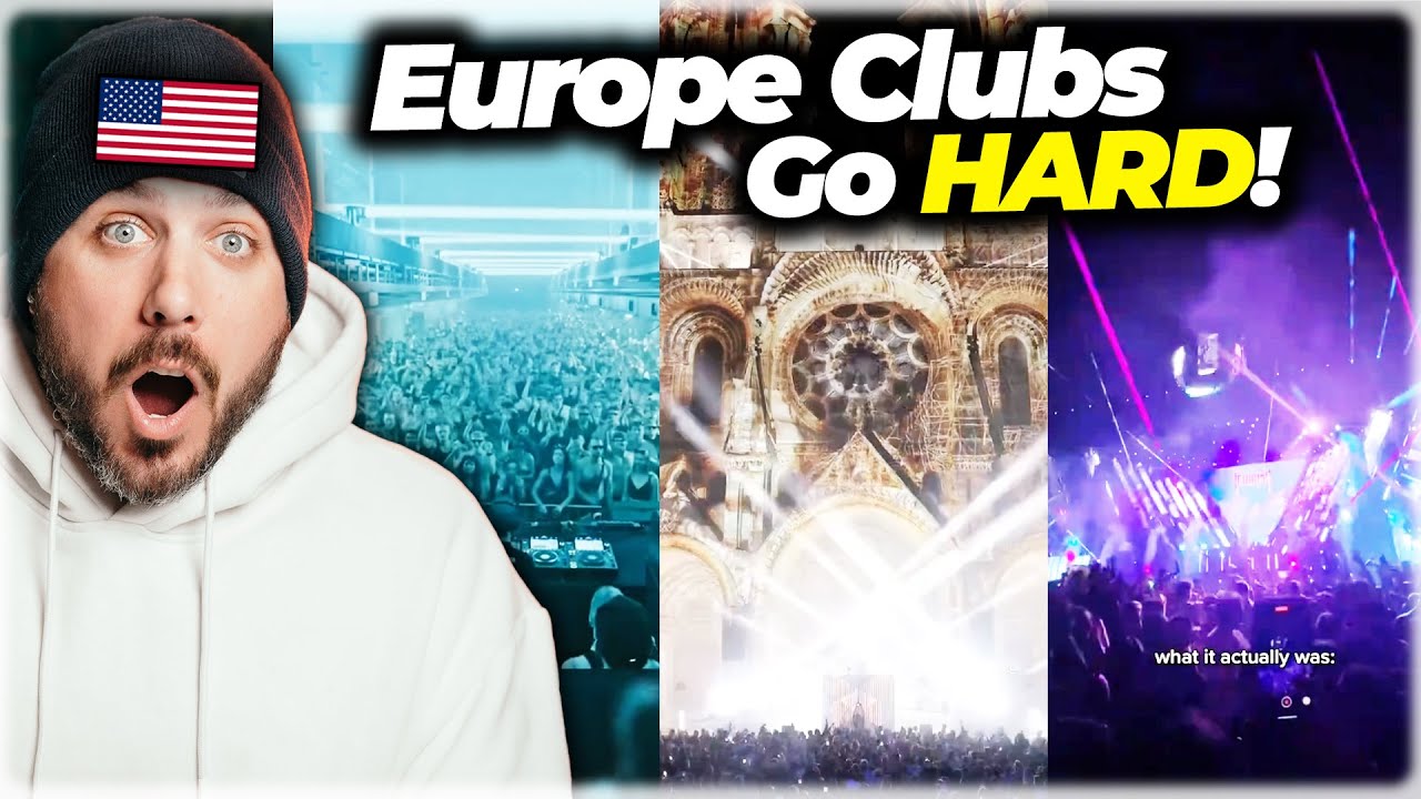 American Reacts to Europe’s INSANE Rave Culture 😳
