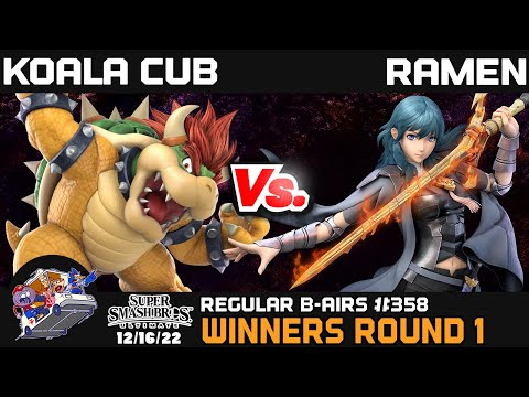 Regular Bairs #358 - SSBU - Winners Round 1 - koala cub vs. ramen