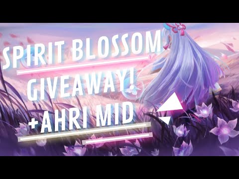 Spirit Blossom 2022 Skin Giveaway and Ahri Mid!