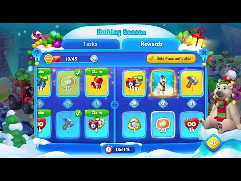 @Fishdom Win Strikes Level 9182 - 9186. Holiday Season Event Level 28 Unlocked.